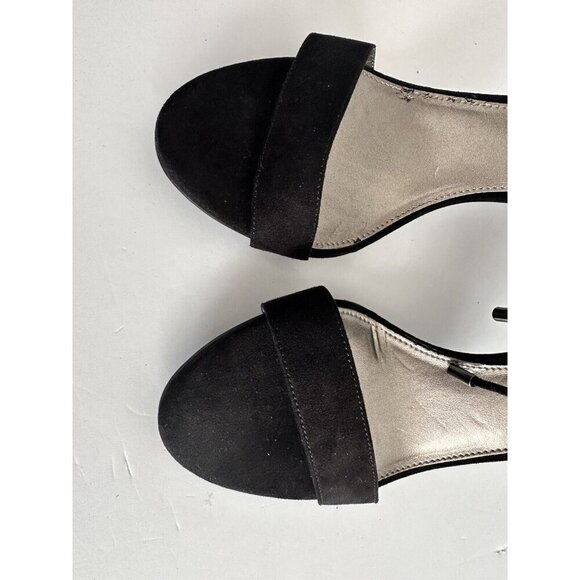 Coach and Four Women's Strappy Heel Ankle Sandals 7.5 Zip/Drawstrings Closure - Picture 14 of 16